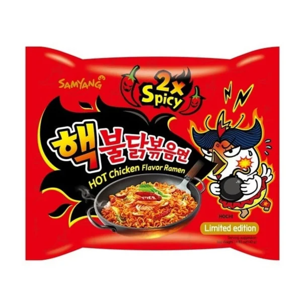 BULDAK BOKEUMMYUN 2X SPICY X 140GR.